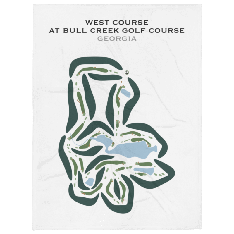 West Course at Bull Creek Golf Course, Georgia - Printed Golf Courses