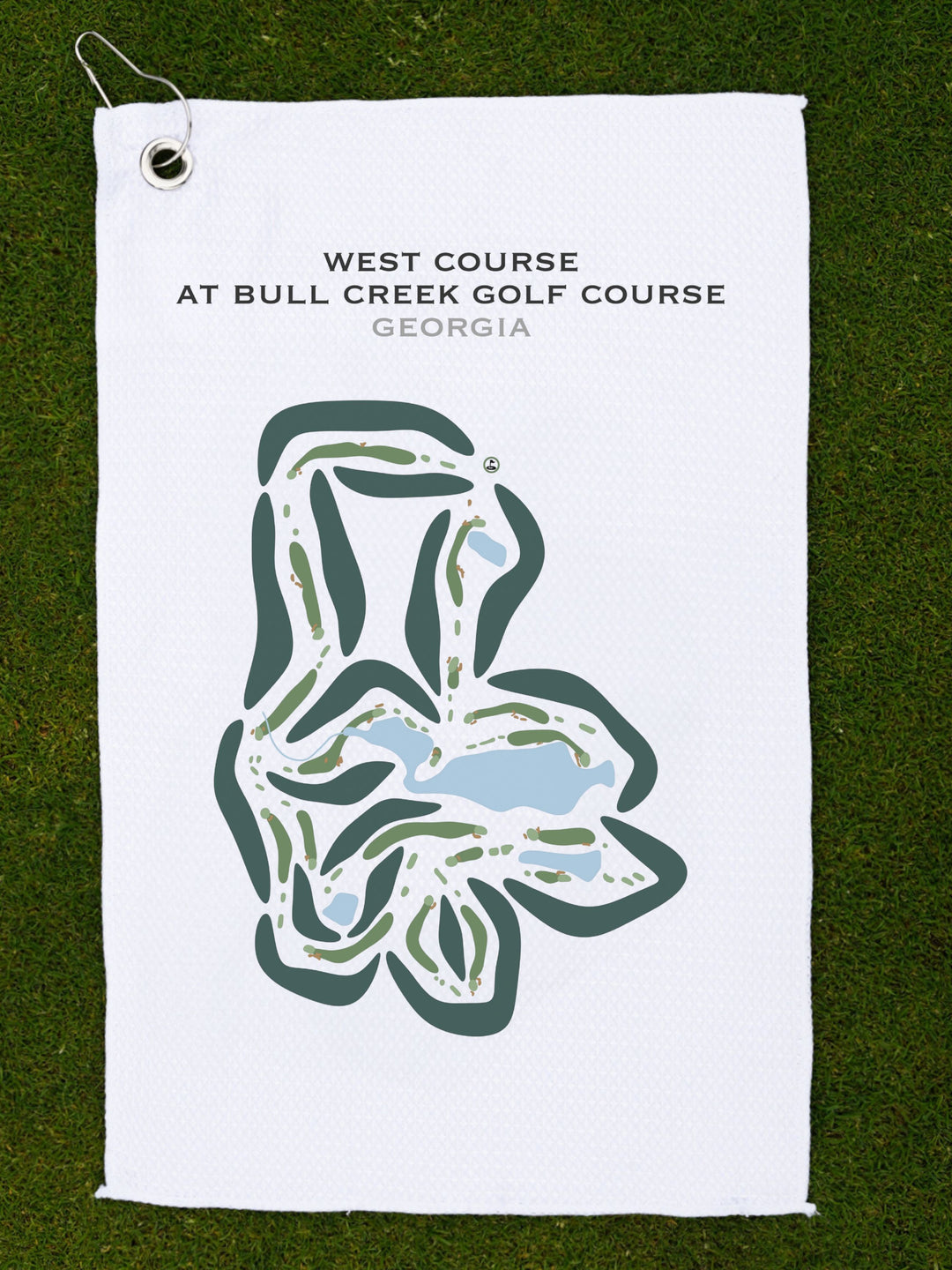 West Course at Bull Creek Golf Course, Georgia - Printed Golf Courses