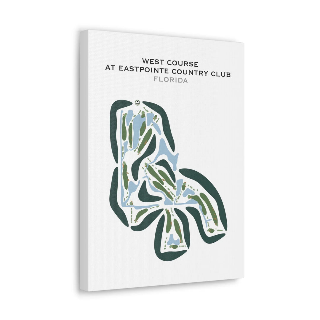 West Course at EastPointe Country Club, Florida - Printed Golf Courses