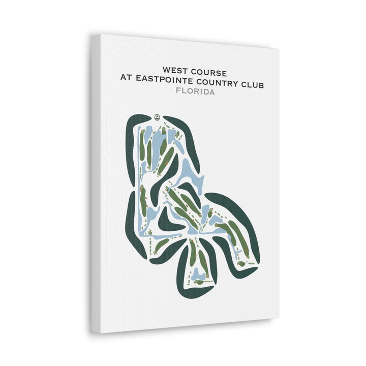 West Course at EastPointe Country Club, Florida - Printed Golf Courses