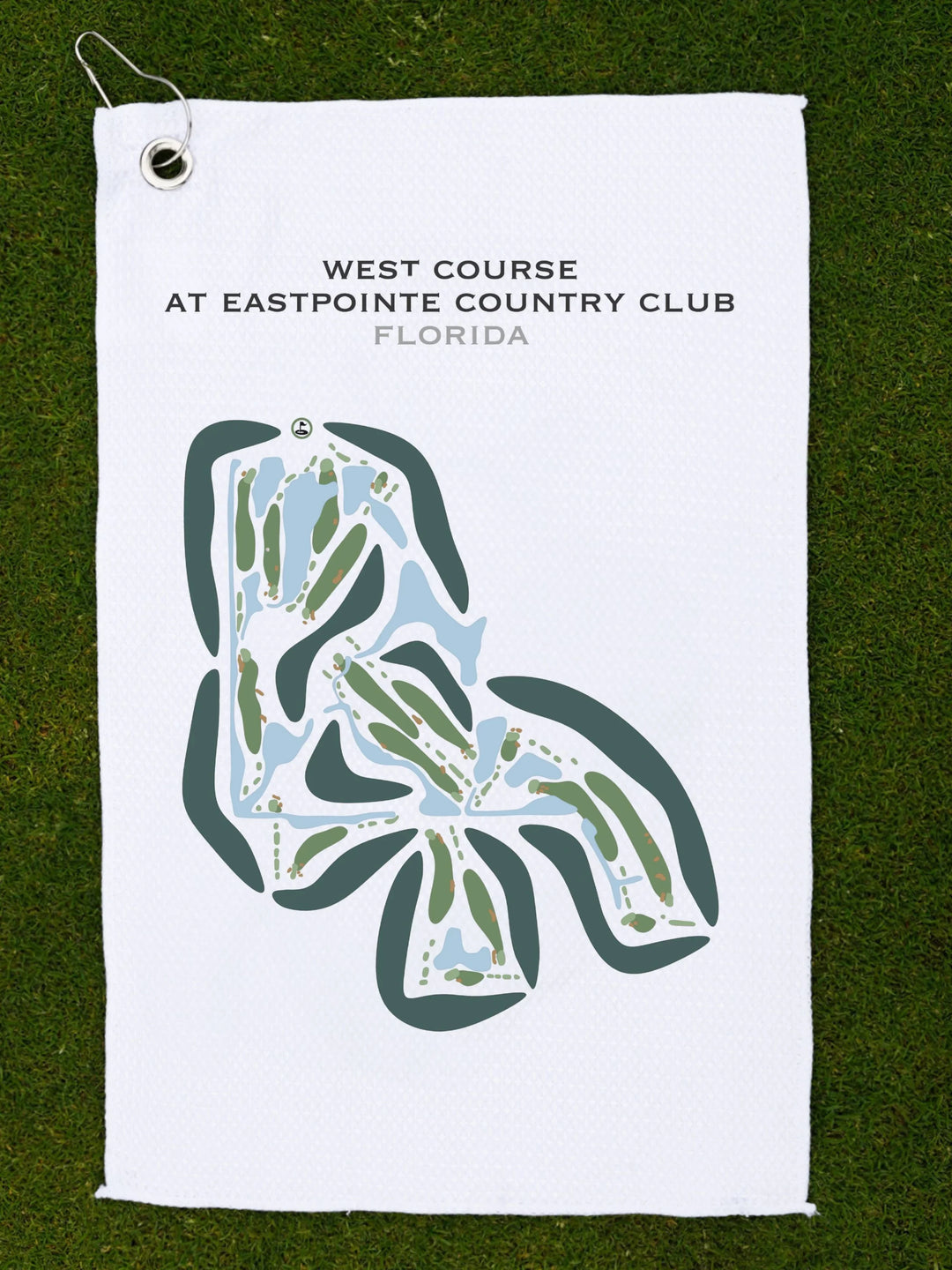 West Course at EastPointe Country Club, Florida - Printed Golf Courses