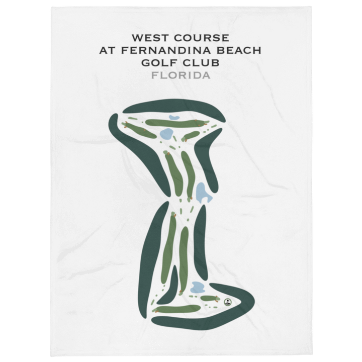 West Course at Fernandina Beach Golf Club, Florida - Printed Golf Courses