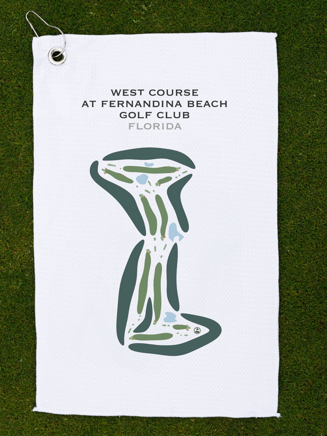 West Course at Fernandina Beach Golf Club, Florida - Printed Golf Courses
