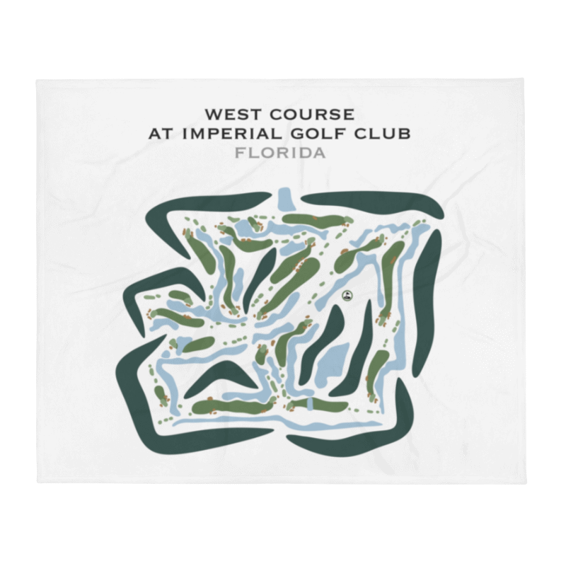 West Course at Imperial Golf Club, Florida - Printed Golf Courses