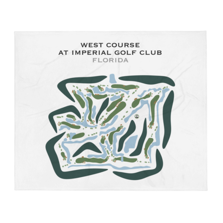 West Course at Imperial Golf Club, Florida - Printed Golf Courses