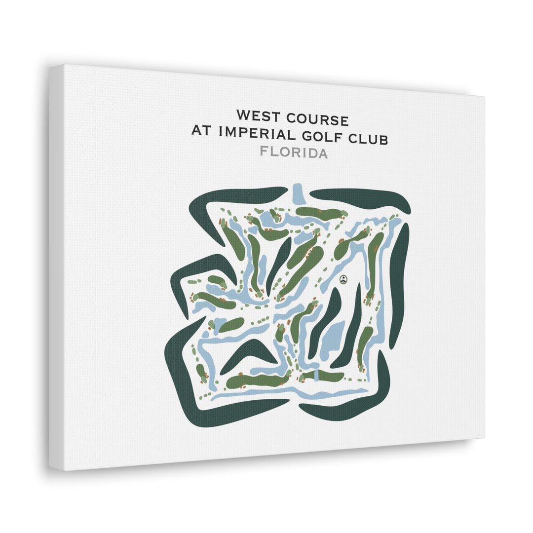 West Course at Imperial Golf Club, Florida - Printed Golf Courses