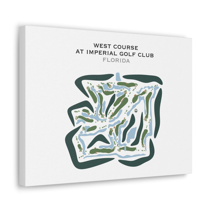 West Course at Imperial Golf Club, Florida - Printed Golf Courses