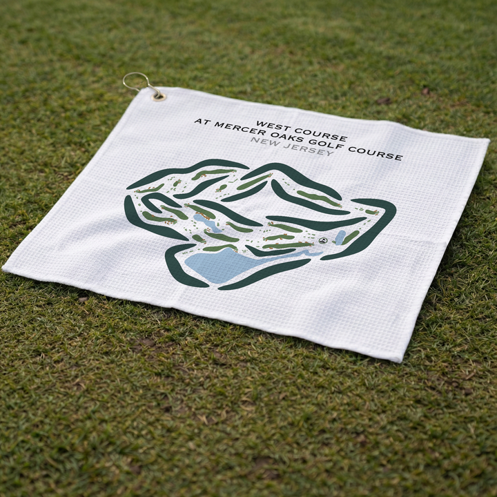 West Course at Mercer Oaks Golf Course, New Jersey - Printed Golf Courses