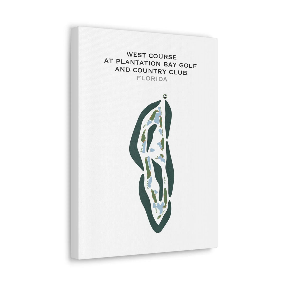 West Course at Plantation Bay Golf & Country Club, Florida - Printed Golf Courses