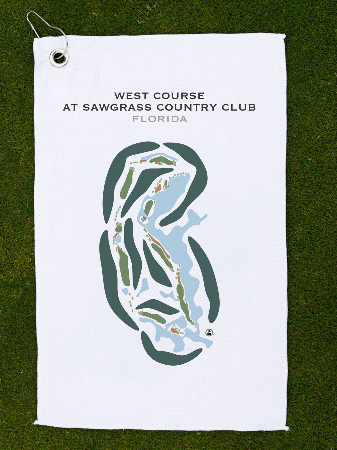 West Course at Sawgrass Country Club, Florida - Printed Golf Courses