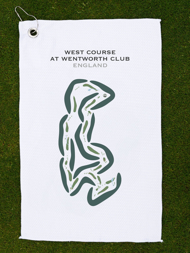 West Course at Wentworth Golf Club, England - Printed Golf Courses