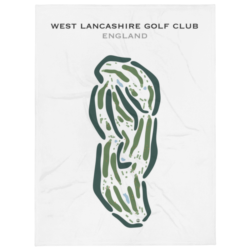 West Lancashire Golf Club, England - Printed Golf Courses