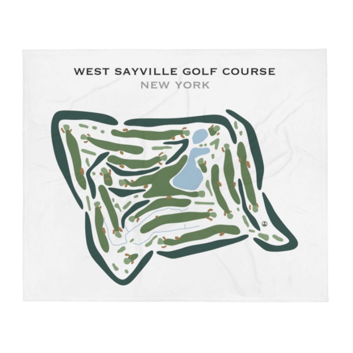 West Sayville Golf Course, New York - Printed Golf Courses