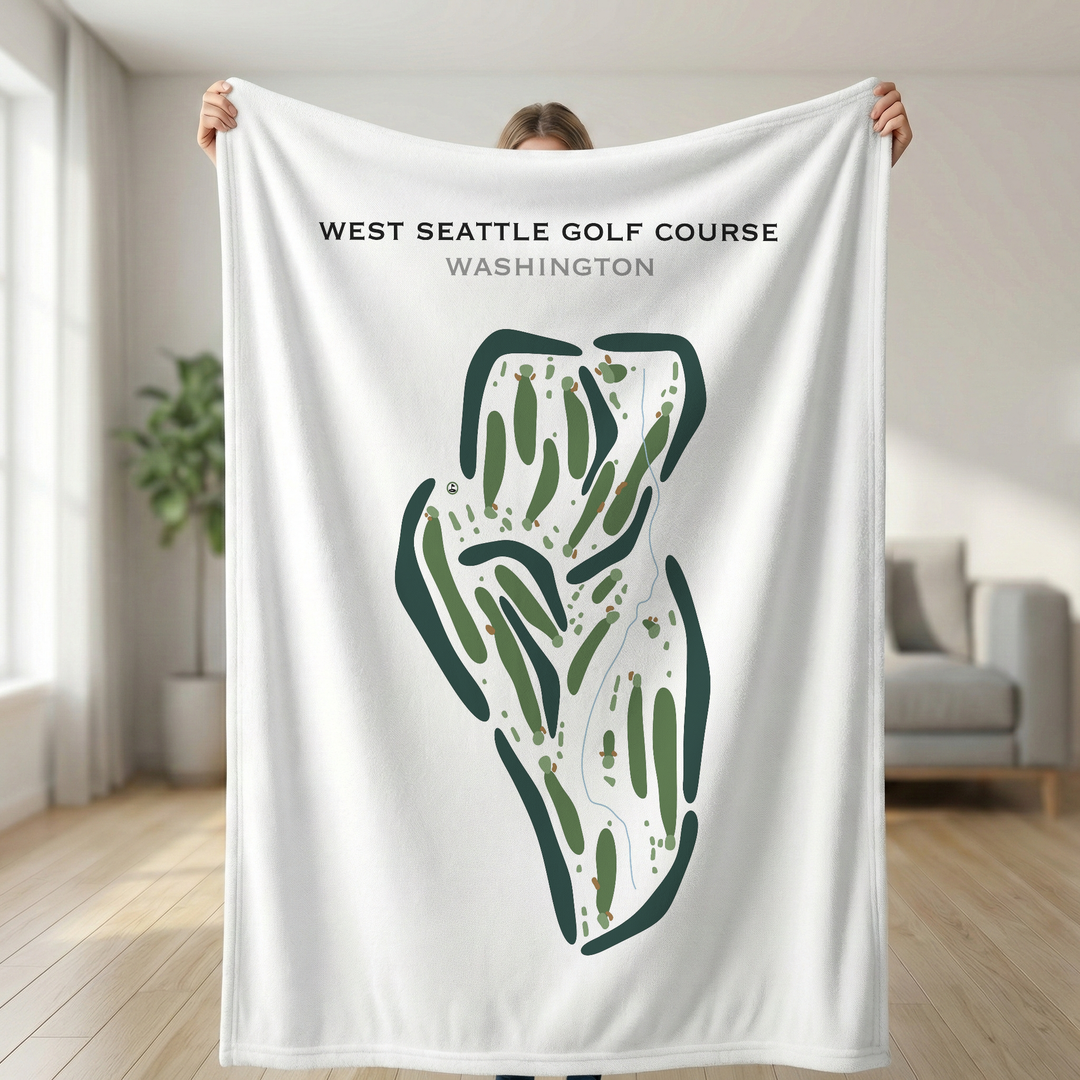 West Seattle Golf Course, Washington - Printed Golf Courses
