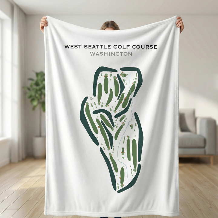 West Seattle Golf Course, Washington - Printed Golf Courses