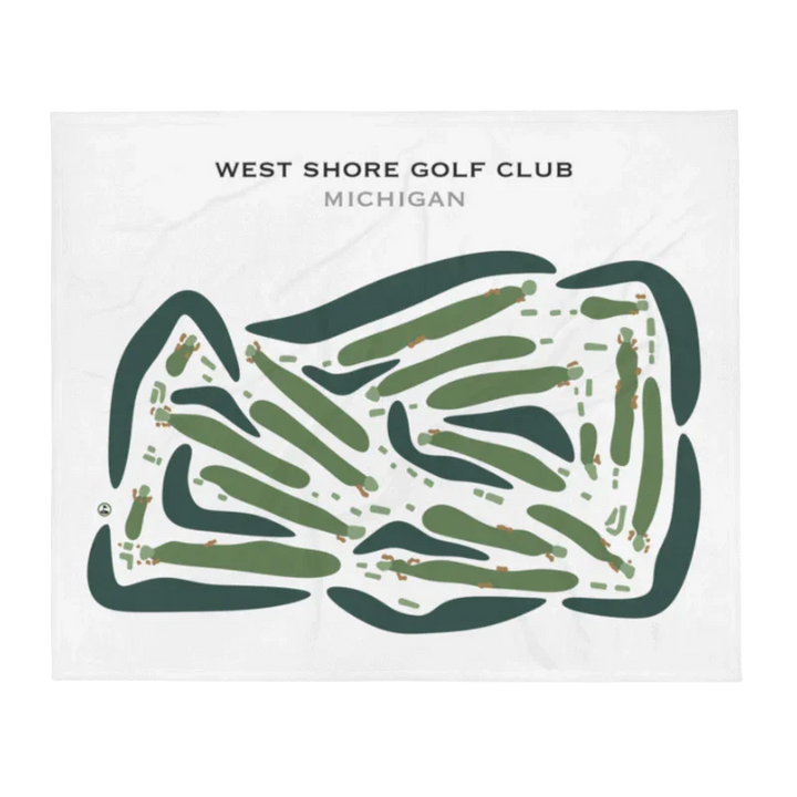 West Shore Golf Club, Michigan - Printed Golf Courses