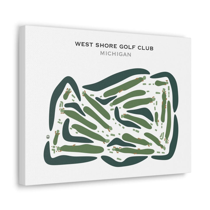 West Shore Golf Club, Michigan - Printed Golf Courses
