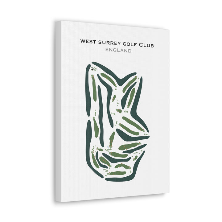 West Surrey Golf Club, England - Printed Golf Courses