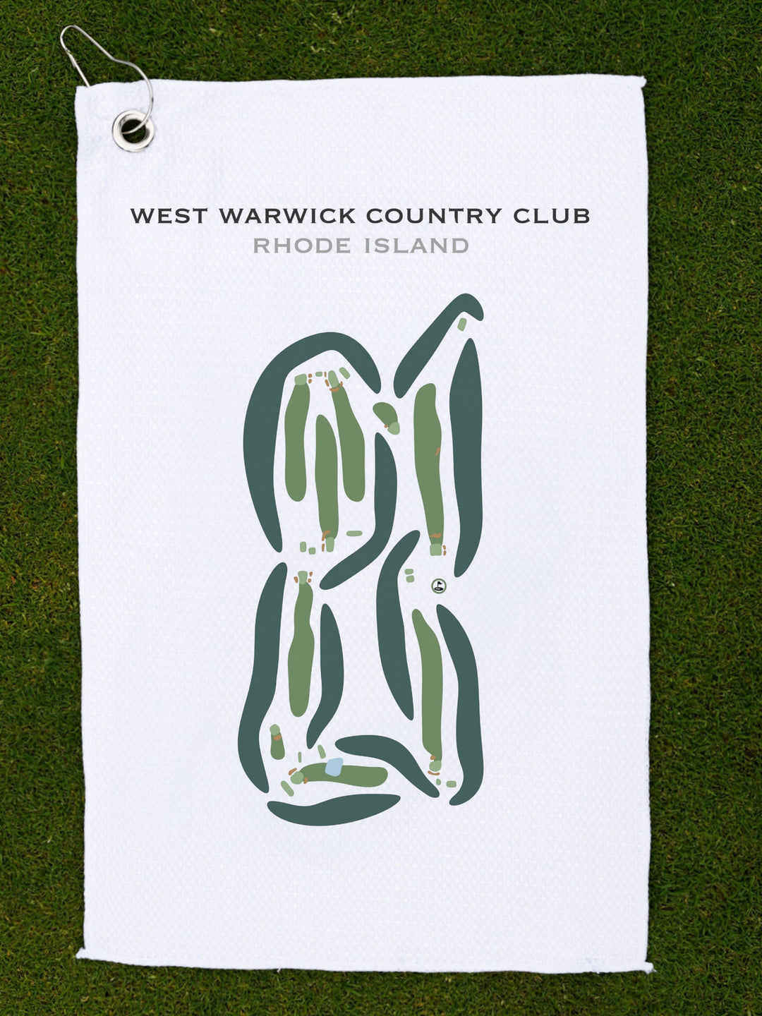 West Warwick Country Club, Rhode Island - Printed Golf Courses