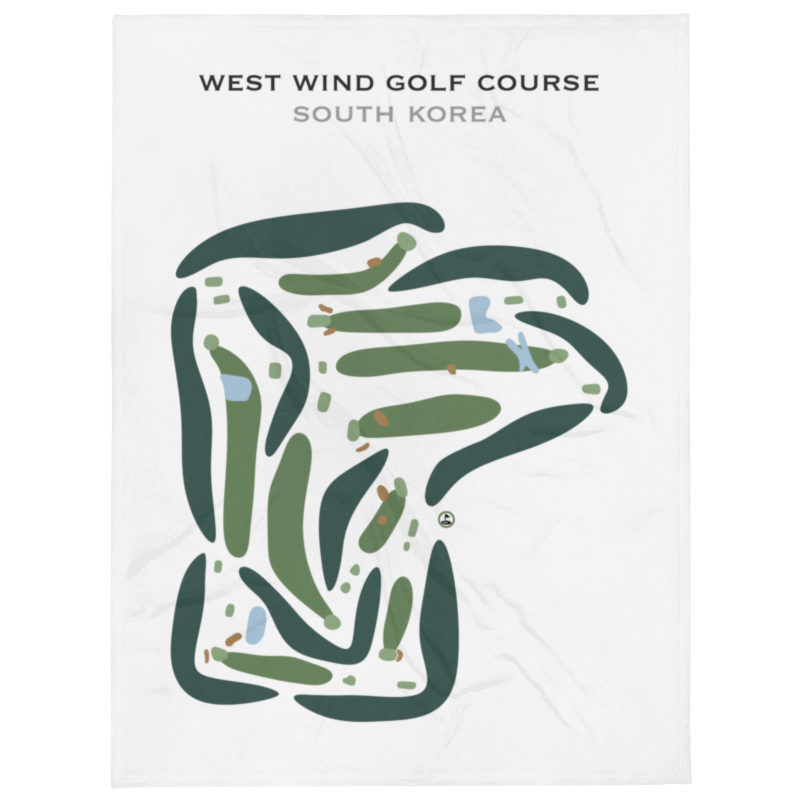 West Winds Golf Course, South Korea - Printed Golf Courses