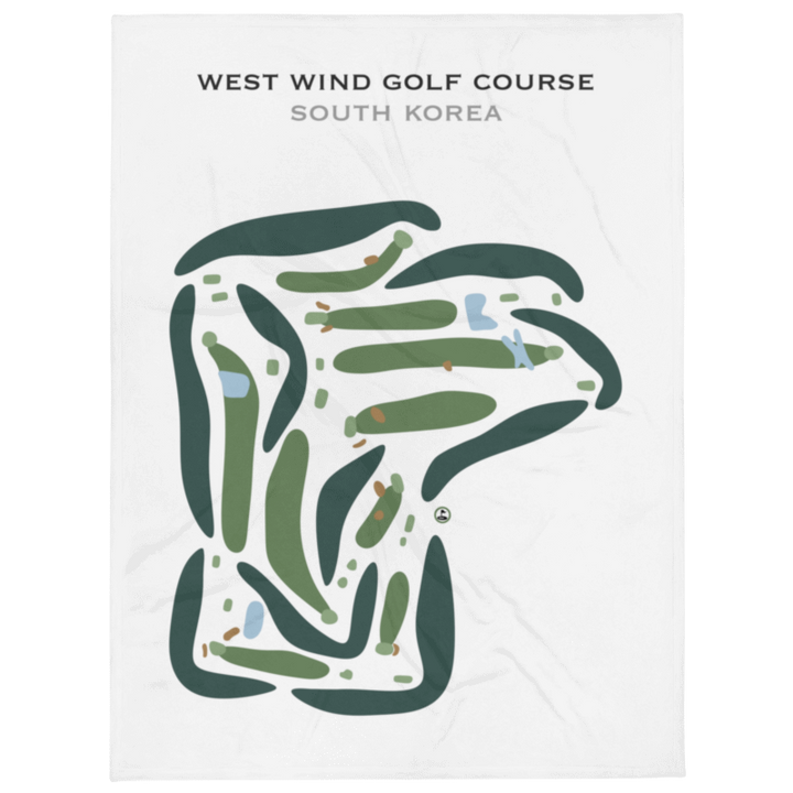 West Winds Golf Course, South Korea - Printed Golf Courses
