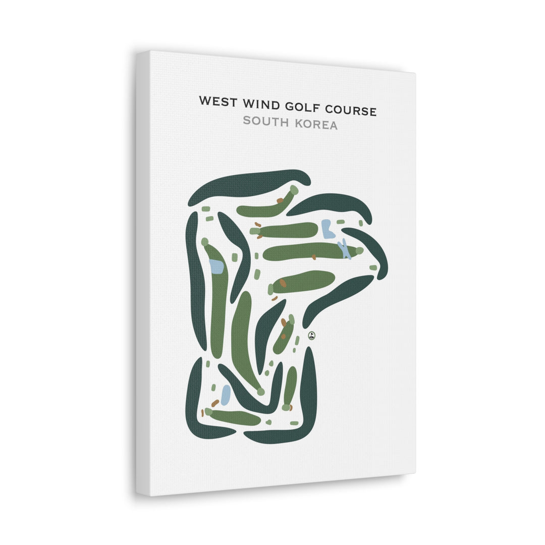 West Winds Golf Course, South Korea - Printed Golf Courses