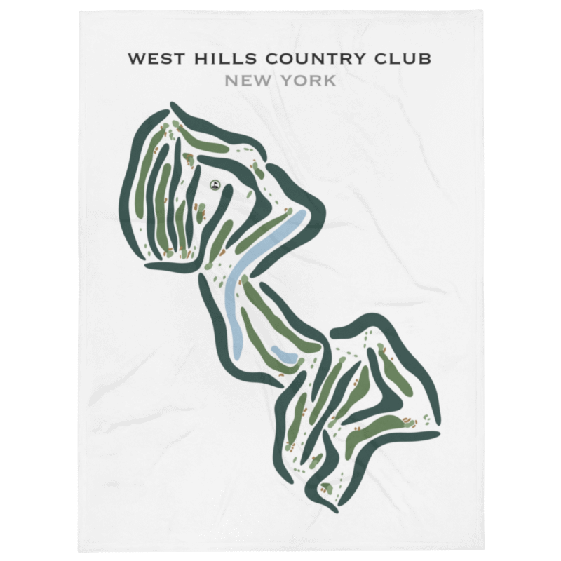 West Hills Country Club, New York - Printed Golf Courses