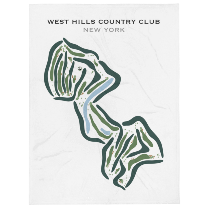 West Hills Country Club, New York - Printed Golf Courses