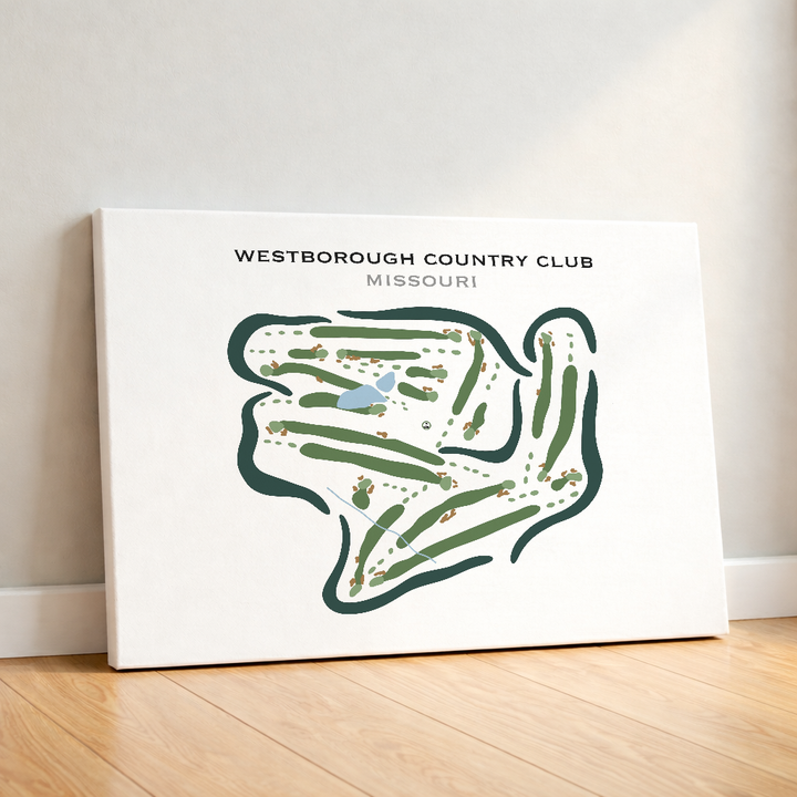 Westborough Country Club, Missouri - Printed Golf Courses