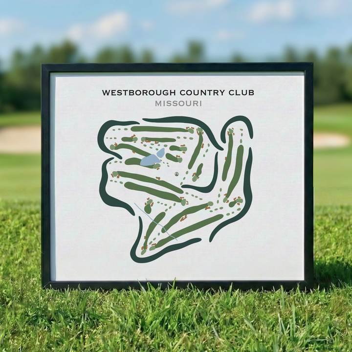 Westborough Country Club, Missouri - Printed Golf Courses