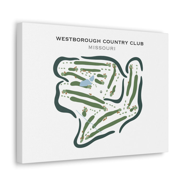 Westborough Country Club, Missouri - Printed Golf Courses