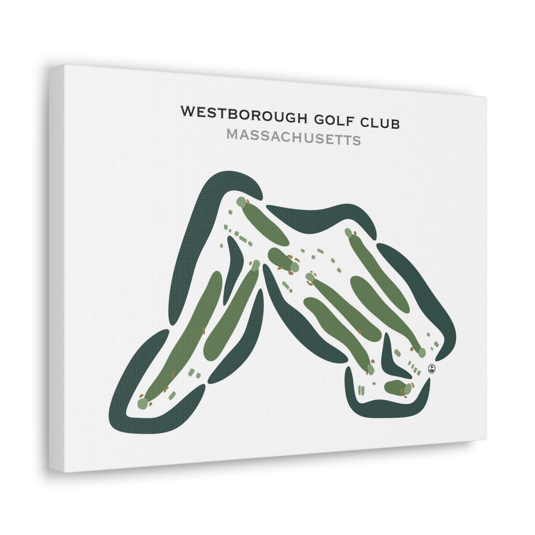 Westborough Golf Club, Massachusetts - Printed Golf Courses