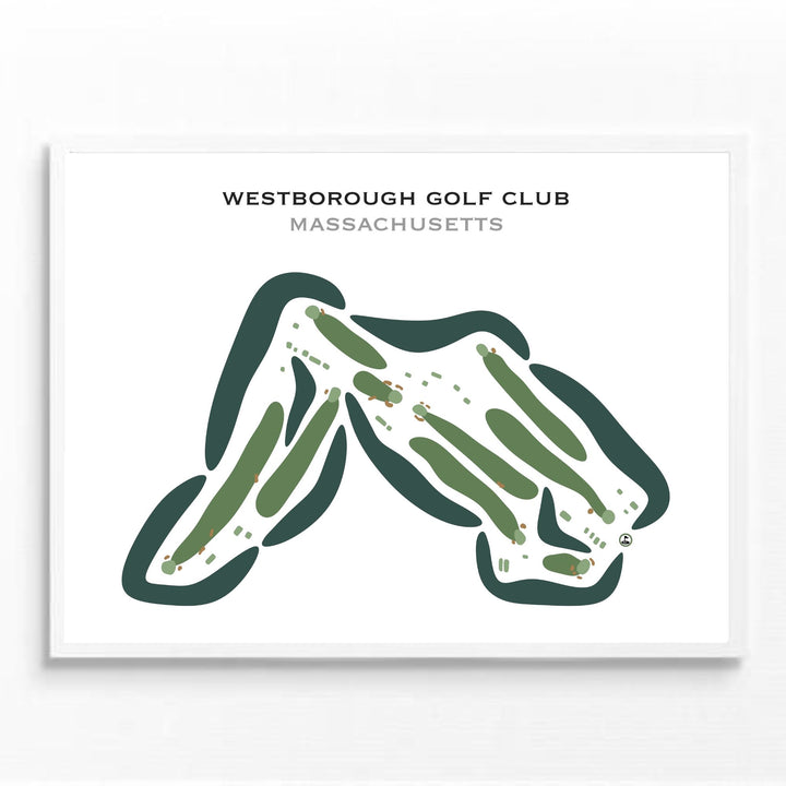Westborough Golf Club, Massachusetts - Printed Golf Courses