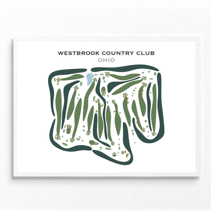 Westbrook Country Club, Ohio - Printed Golf Courses - Golf Course Prints