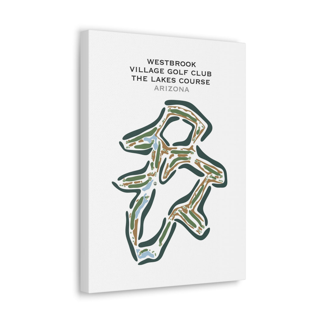 Westbrook Village Golf Club, The Lakes Course, Arizona - Printed Golf Course