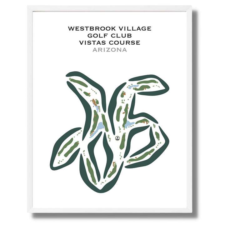 Westbrook Village Golf Club - Vistas Course, Arizona - Printed Golf Courses