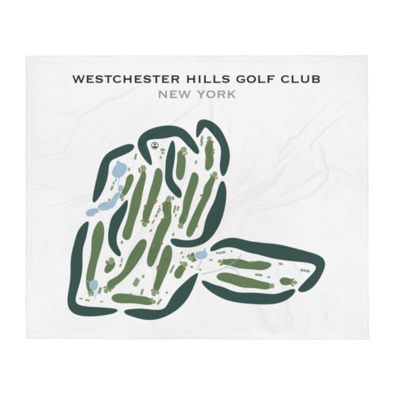 Westchester Hills Golf Club, New York - Printed Golf Courses