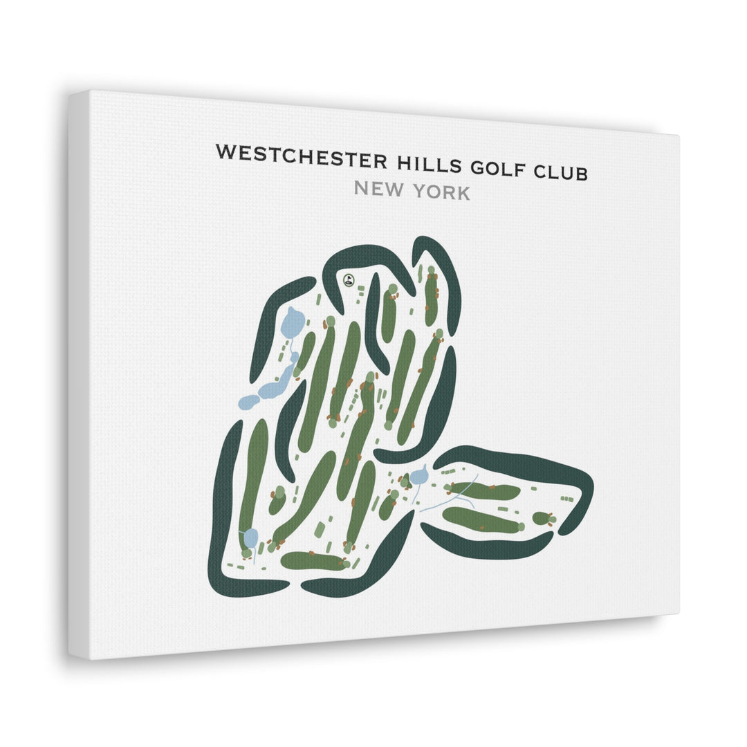 Westchester Hills Golf Club, New York - Printed Golf Courses