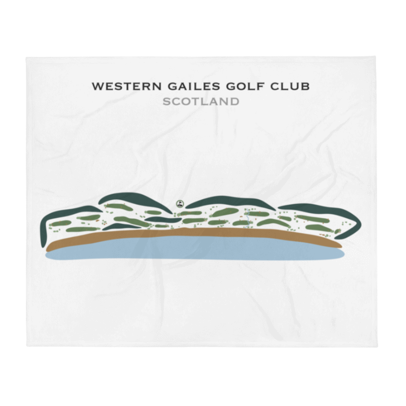 Western Gailes Golf Club, Scotland - Printed Golf Courses