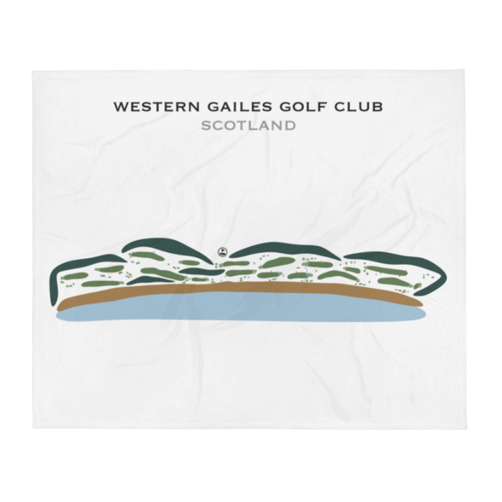 Western Gailes Golf Club, Scotland - Printed Golf Courses