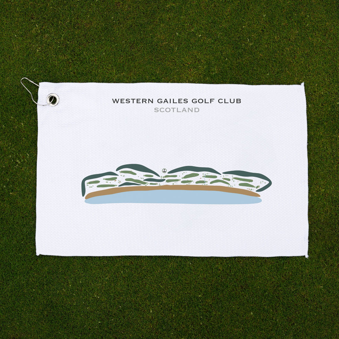 Western Gailes Golf Club, Scotland - Printed Golf Courses