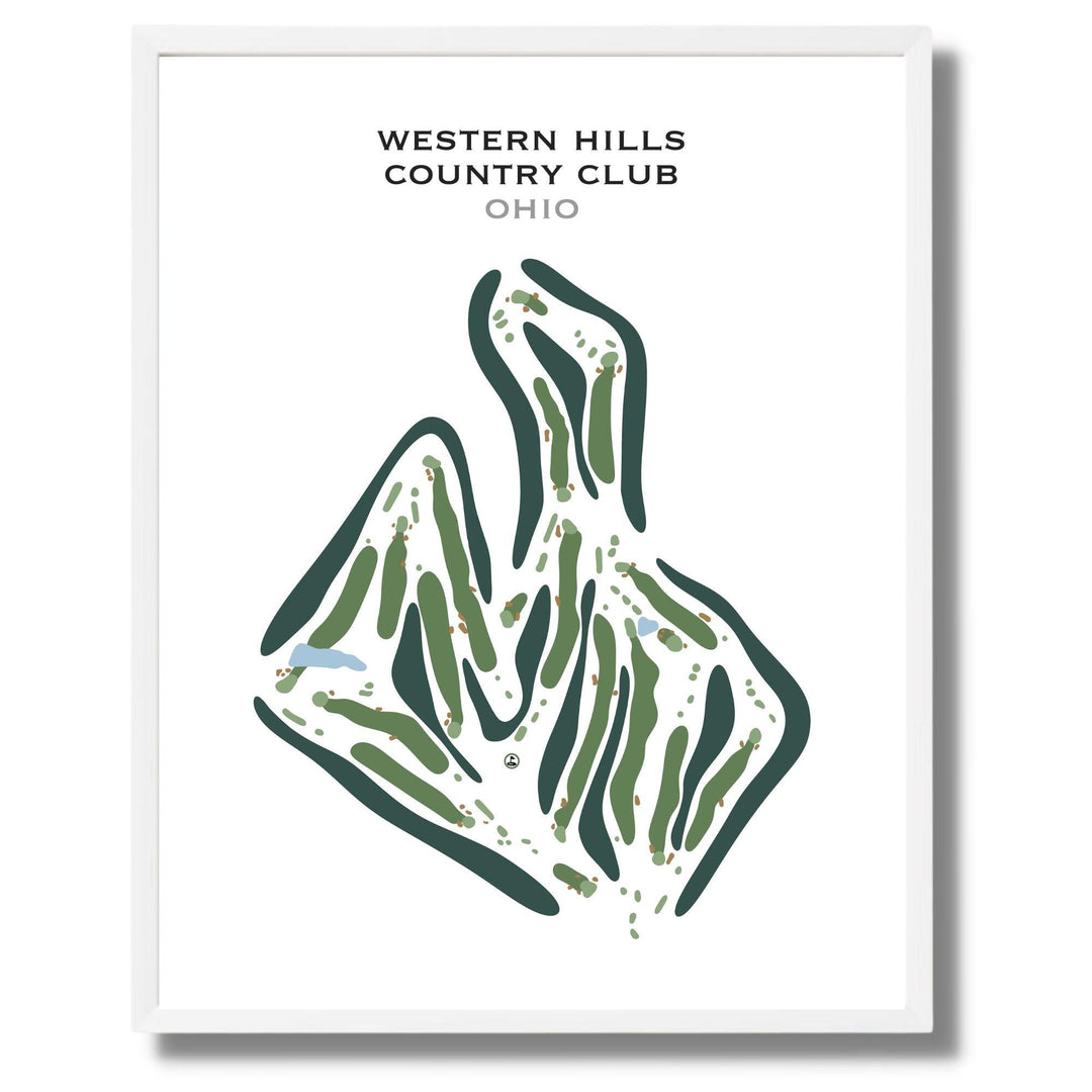 Western Hills Country Club, Ohio - Golf Course Prints