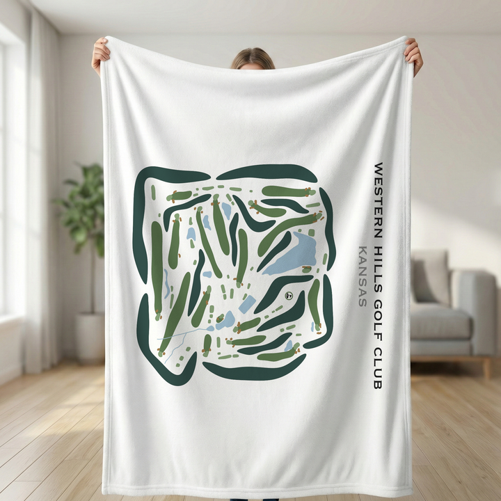 Western Hills Golf Club, Kansas - Printed Golf Courses