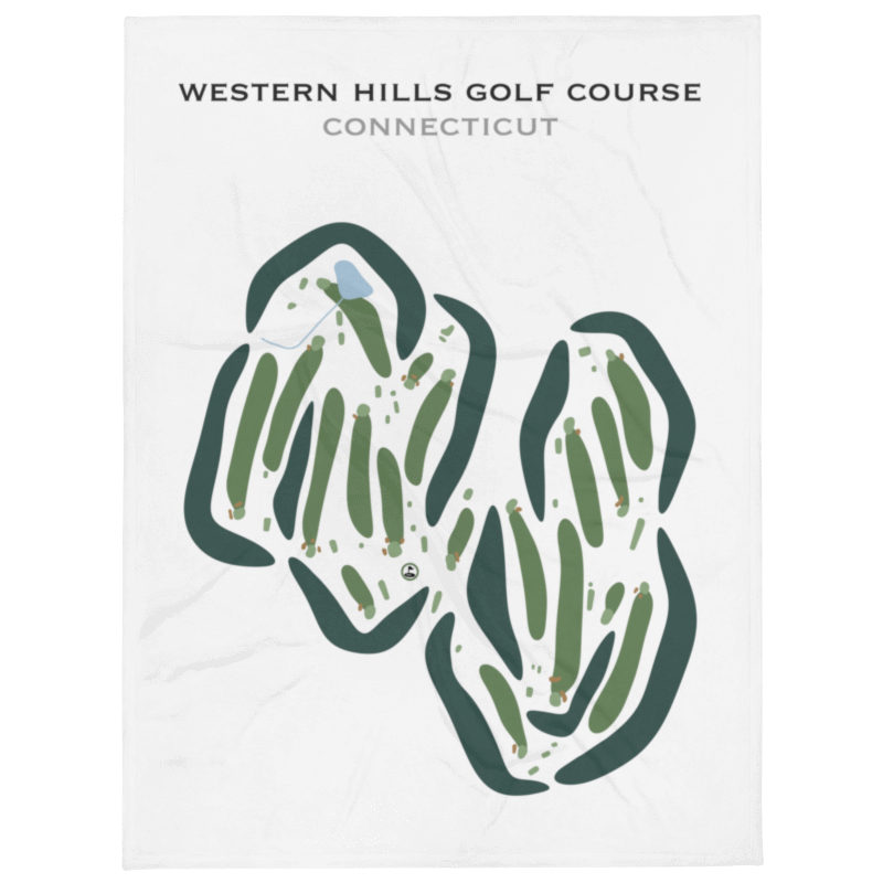 Western Hills Golf Course, Connecticut - Printed Golf Courses