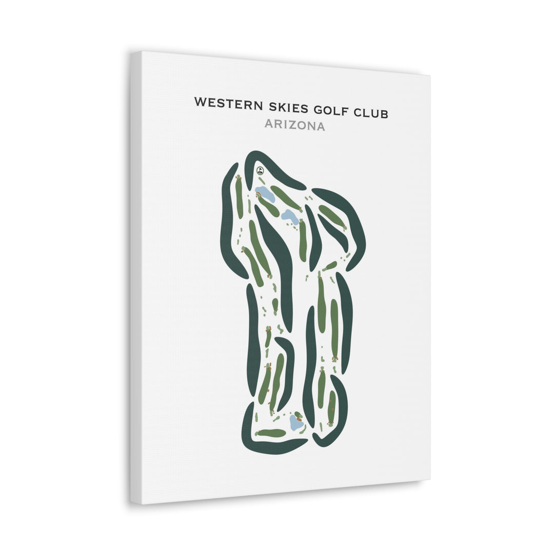 Western Skies Golf Club, Arizona - Printed Golf Courses
