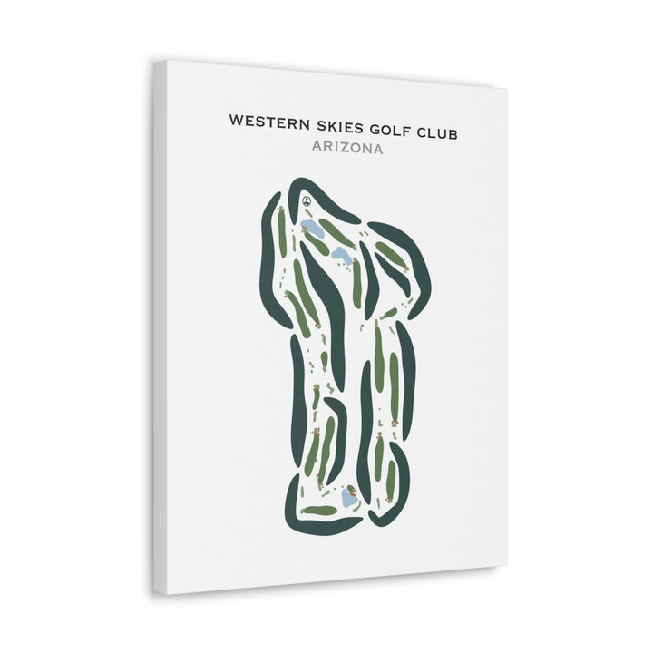 Western Skies Golf Club, Arizona - Printed Golf Courses