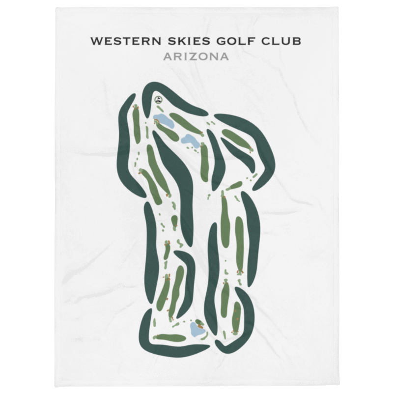 Western Skies Golf Club, Arizona - Printed Golf Courses