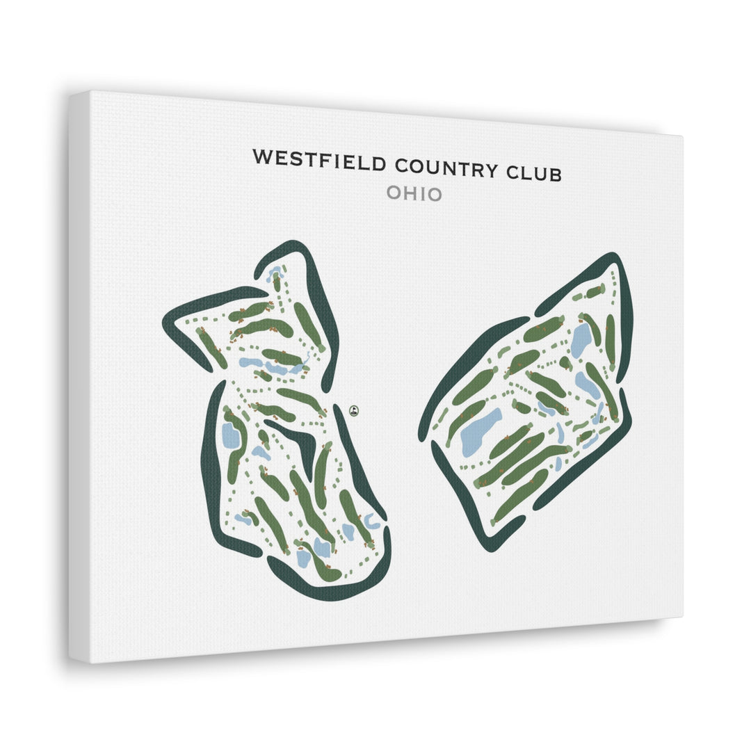 Westfield Country Club, Ohio - Printed Golf Courses