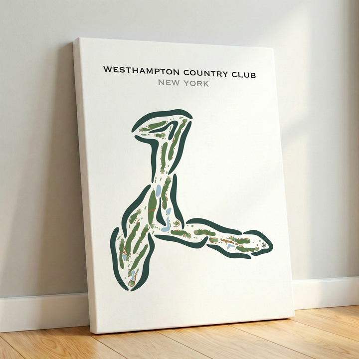 Westhampton Country Club, New York - Printed Golf Courses