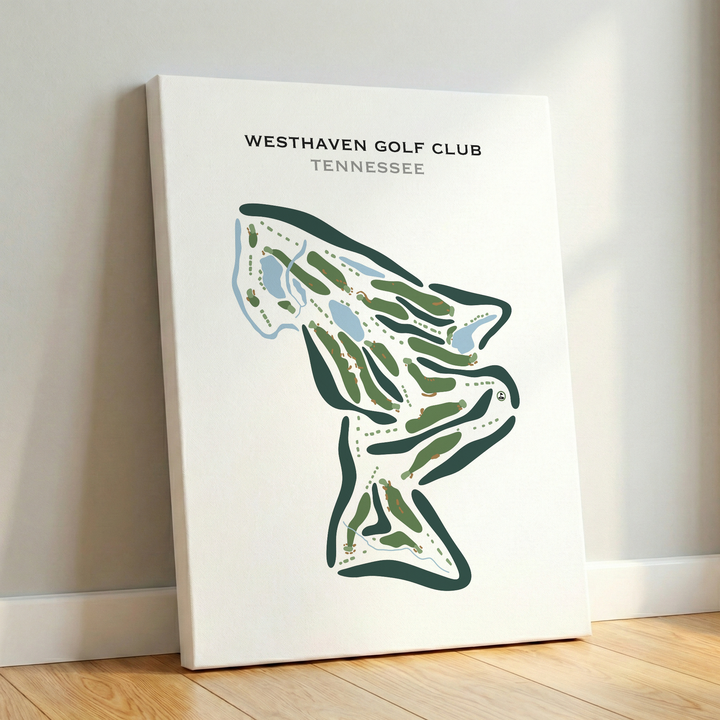 Westhaven Golf Club, Tennessee - Printed Golf Courses